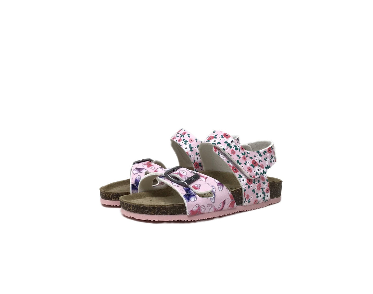 Sandalo Da Bambina Aperto Fantasia Rosa