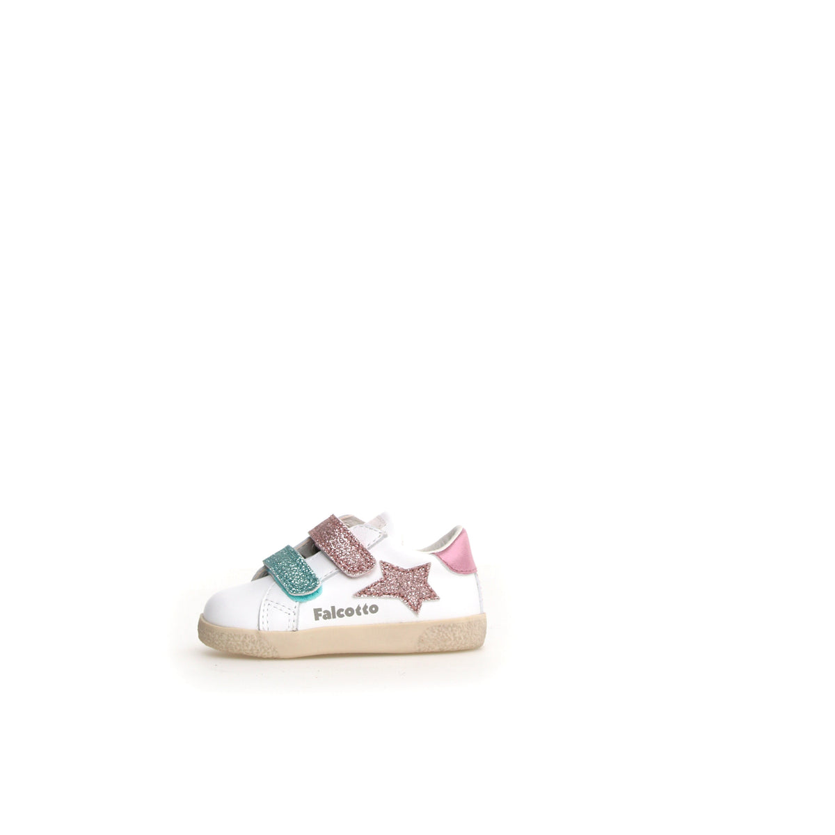 Falcotto Alnoite 2 Strappo Glitter White Pink