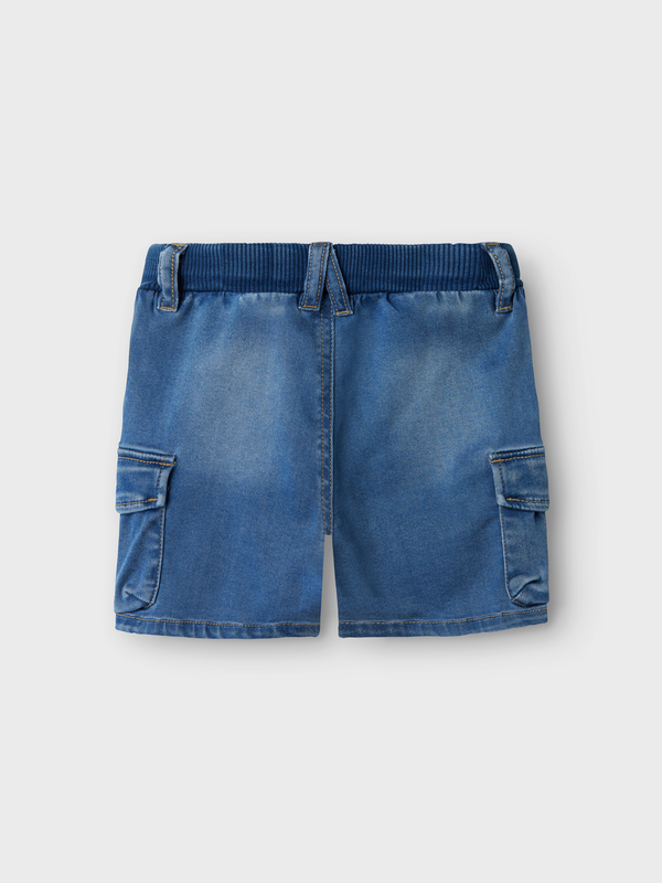 Short Medium Blue Denim