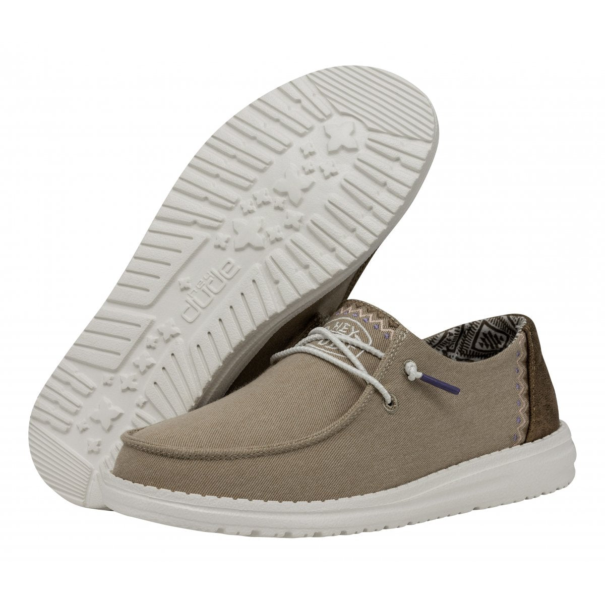 Scarpa Donna Wendy Tempe Beige fodera Fantasy