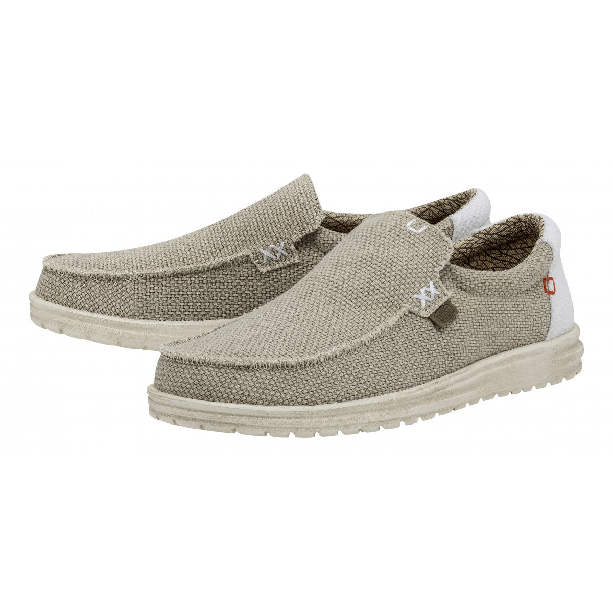 Scarpa Uomo Mikka Braided Beige Slip On