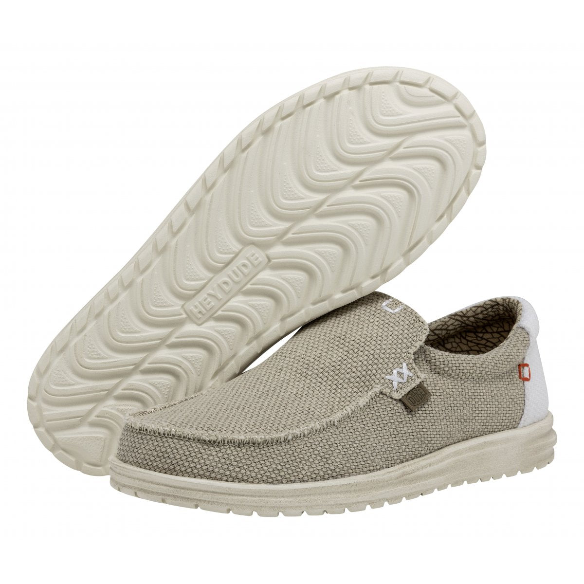 Scarpa Uomo Mikka Braided Beige Slip On