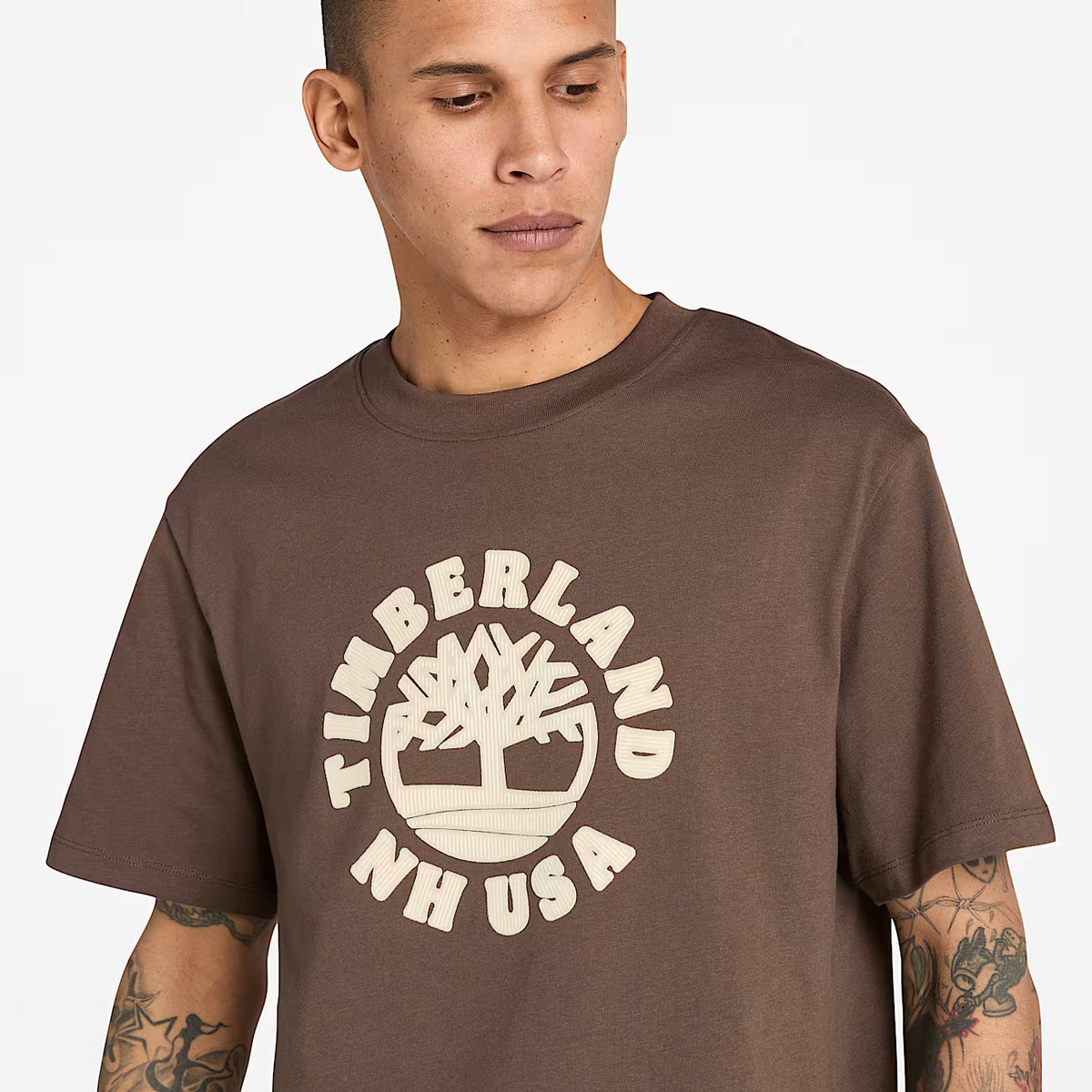 T-Shirt Da Uomo Holiday Marrone