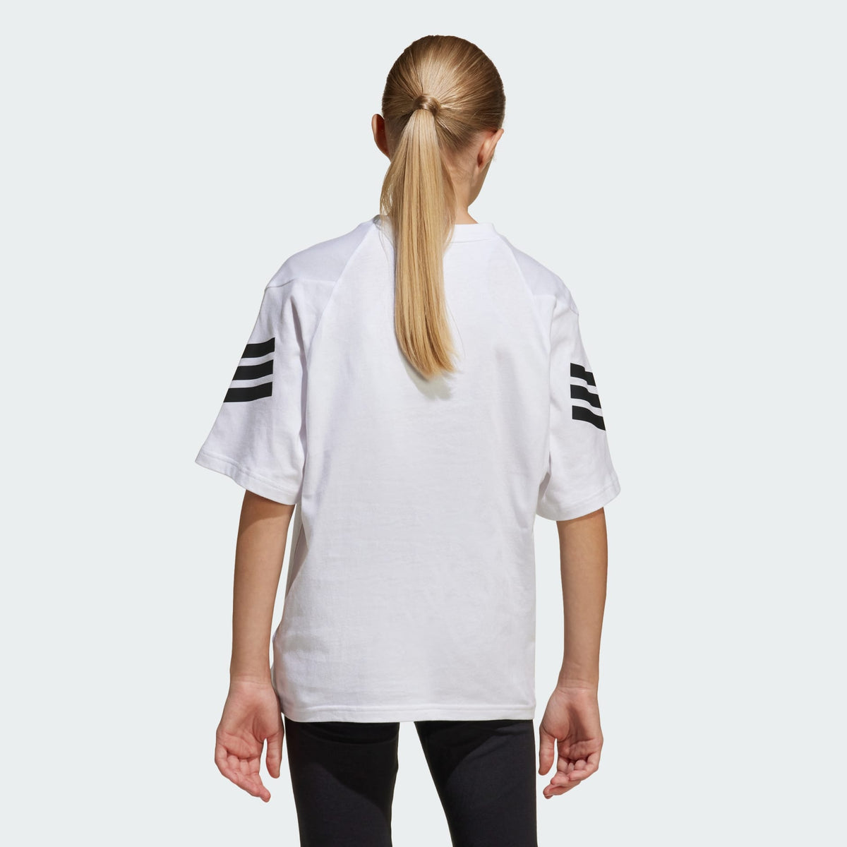 T-Shirt Fasce Junior Bianco Nero