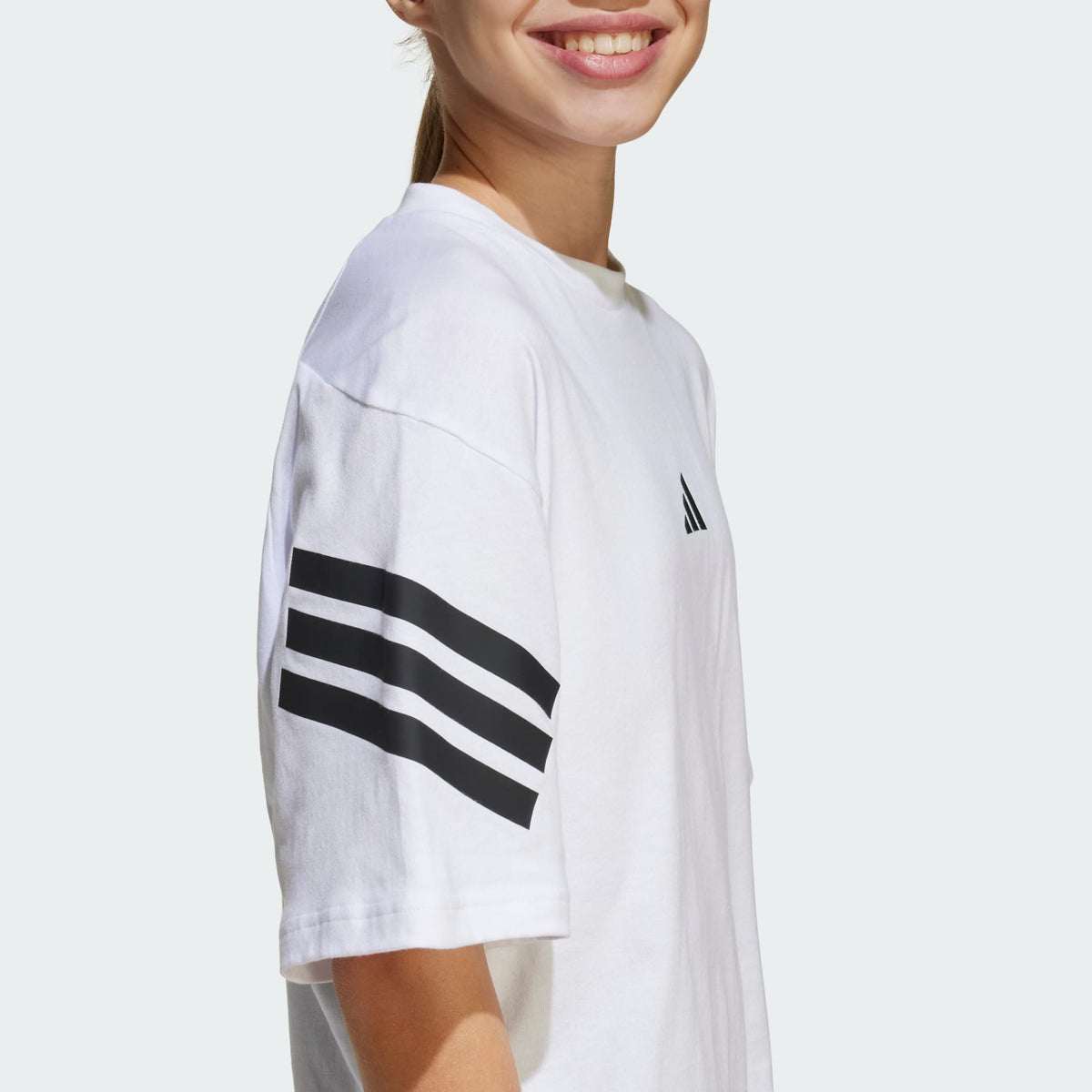T-Shirt Fasce Junior Bianco Nero