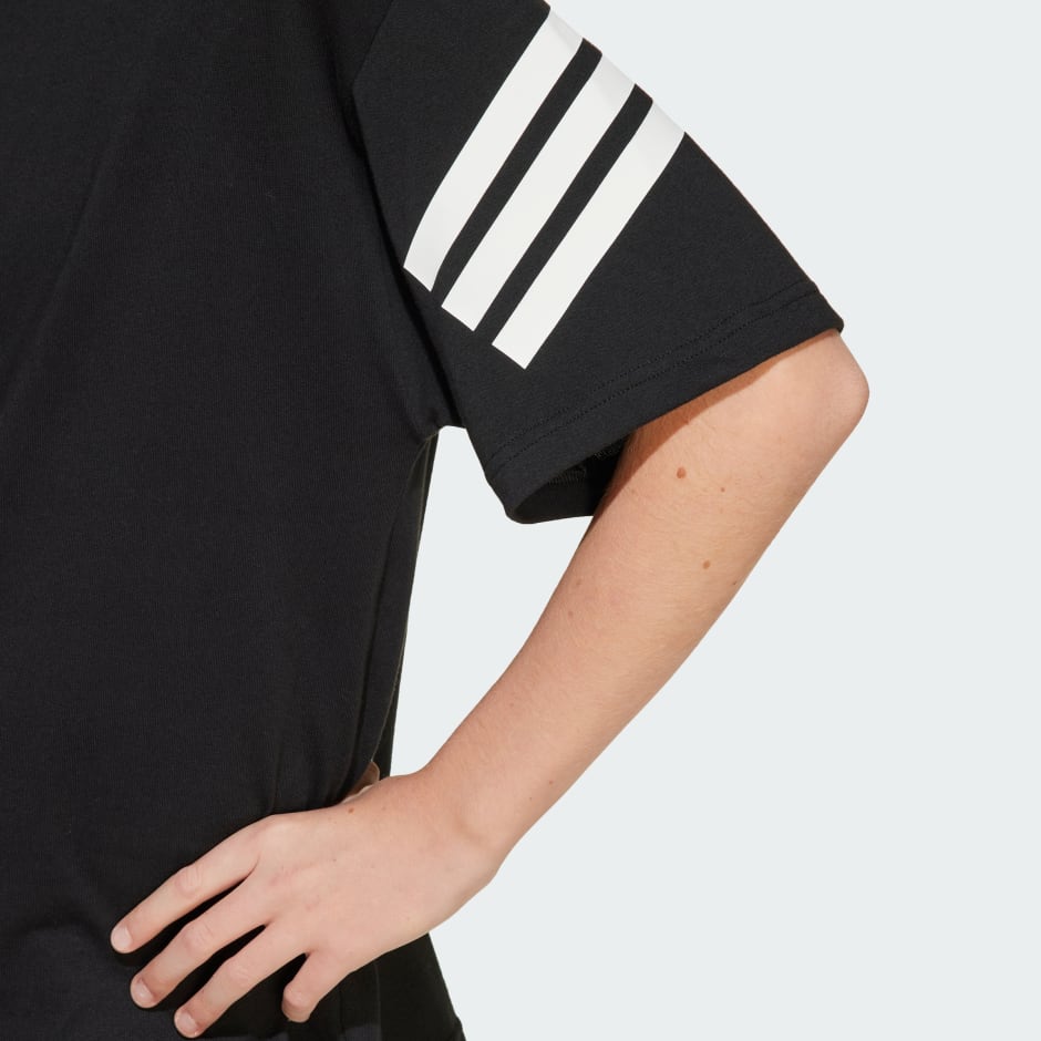 T-Shirt Fasce Junior Bianco Nero