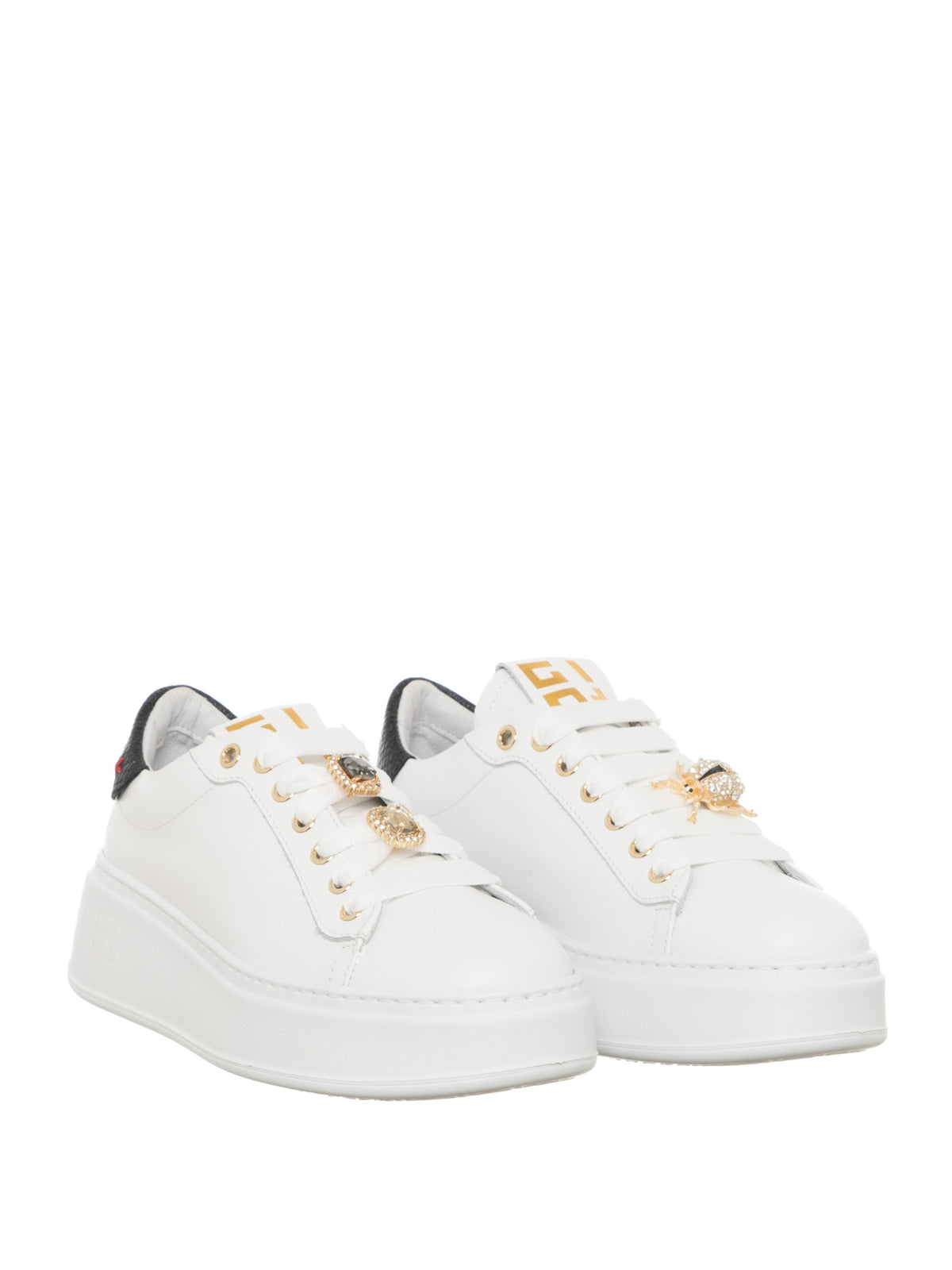 Sneakers Donna Alexia Bianca Con Accessorio