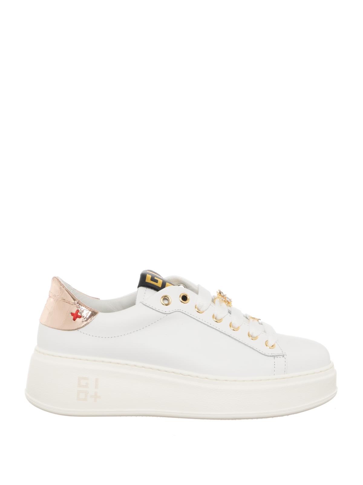 Sneakers Donna Aglae Bianca Con Accessorio