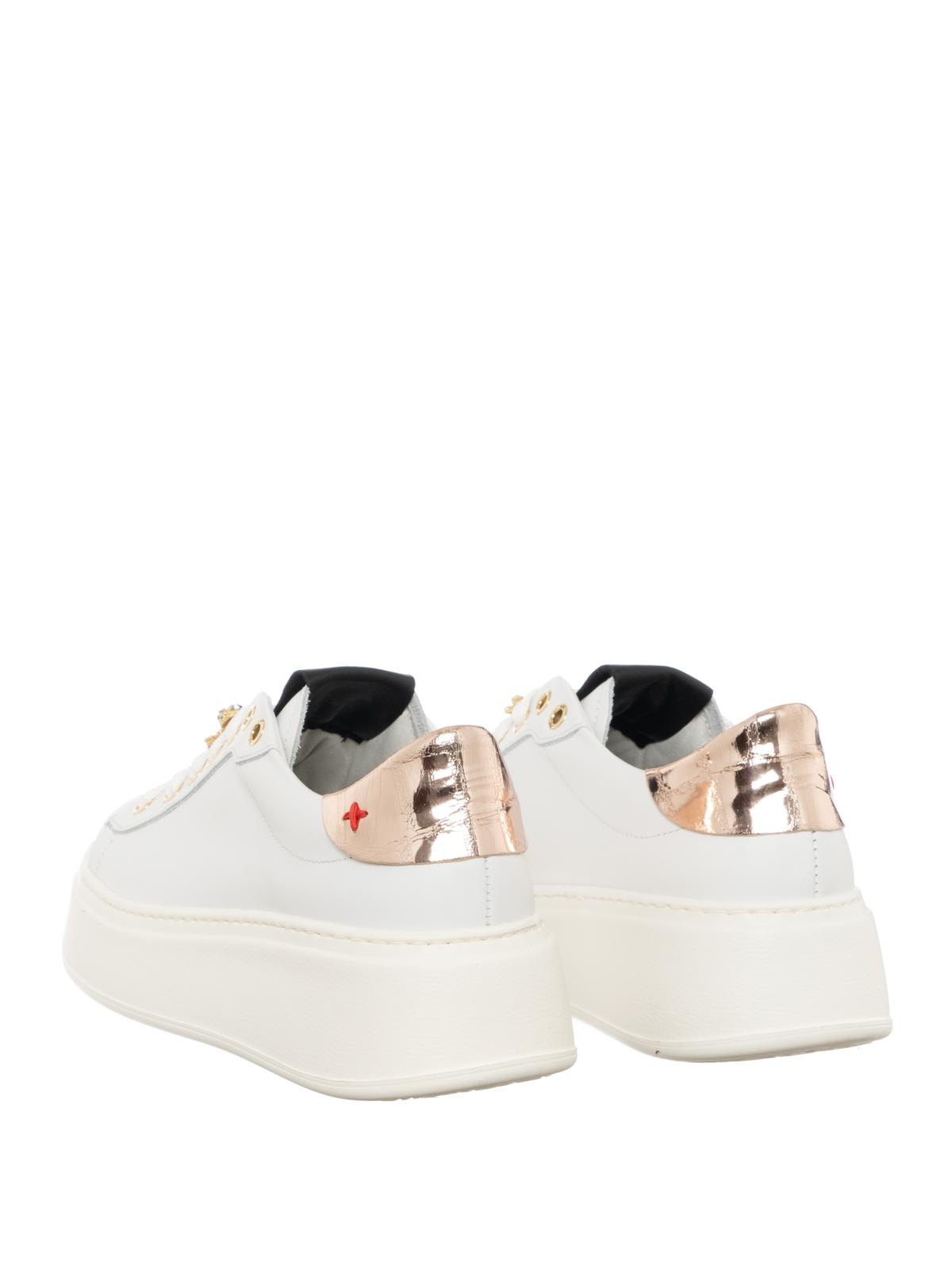 Sneakers Donna Aglae Bianca Con Accessorio