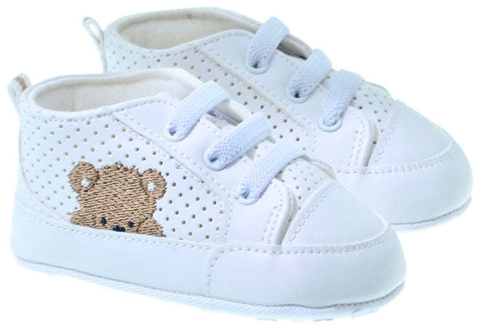 Scarpetta Bianca Con Orsetto