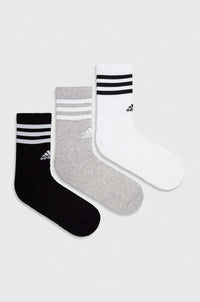Set 3 Calzini Grigio Nero Bianco