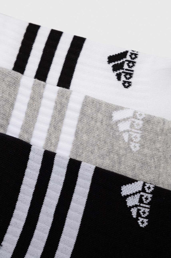 Set 3 Calzini Grigio Nero Bianco