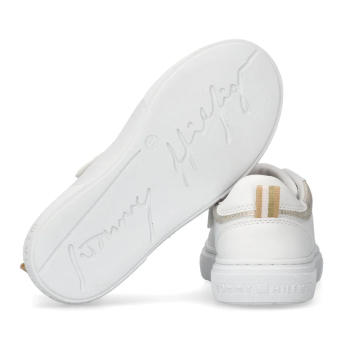 Sneaker Bassa Allacciata Bianco Platino