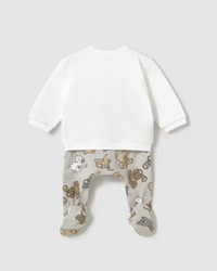 Completo Ghettina Luna Grigio Orsetti