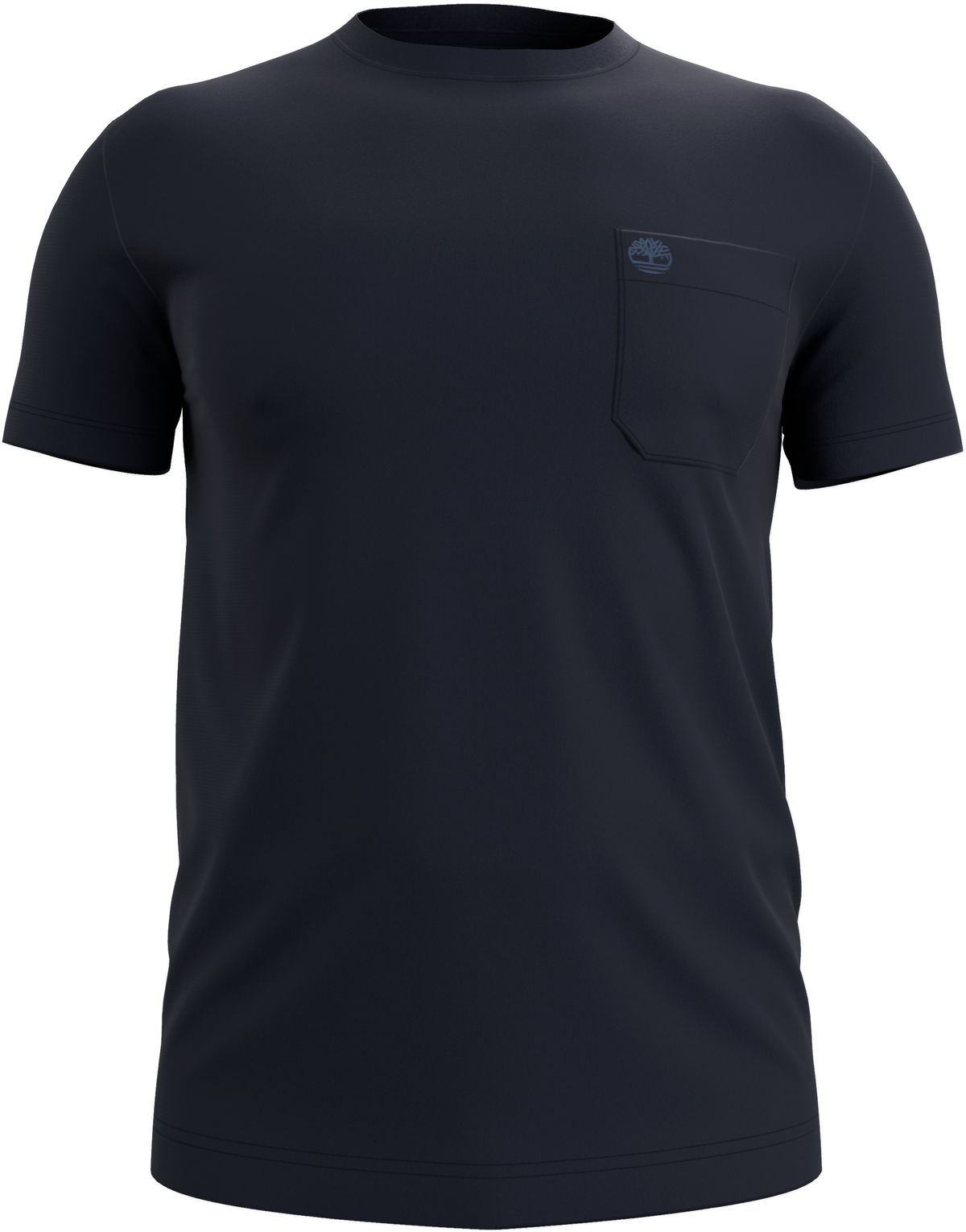 T-Shirt Taschino Sul Petto Blu
