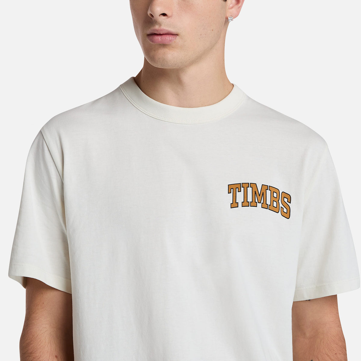 T-Shirt Grafica Timbs Bianca