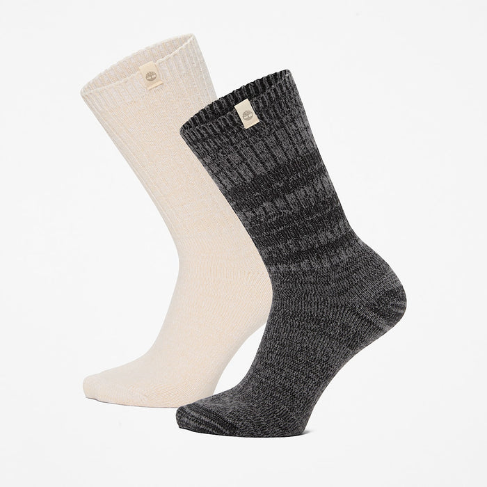 Set 2 Calzini Beige E Grigio Da Uomo
