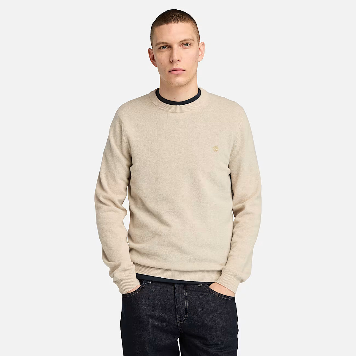 Maglione Girocollo Da Uomo In Lana Merino Cohas Brook Be