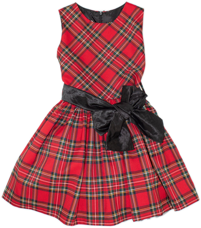 Vestito Ragazza Qadri Scozzesi