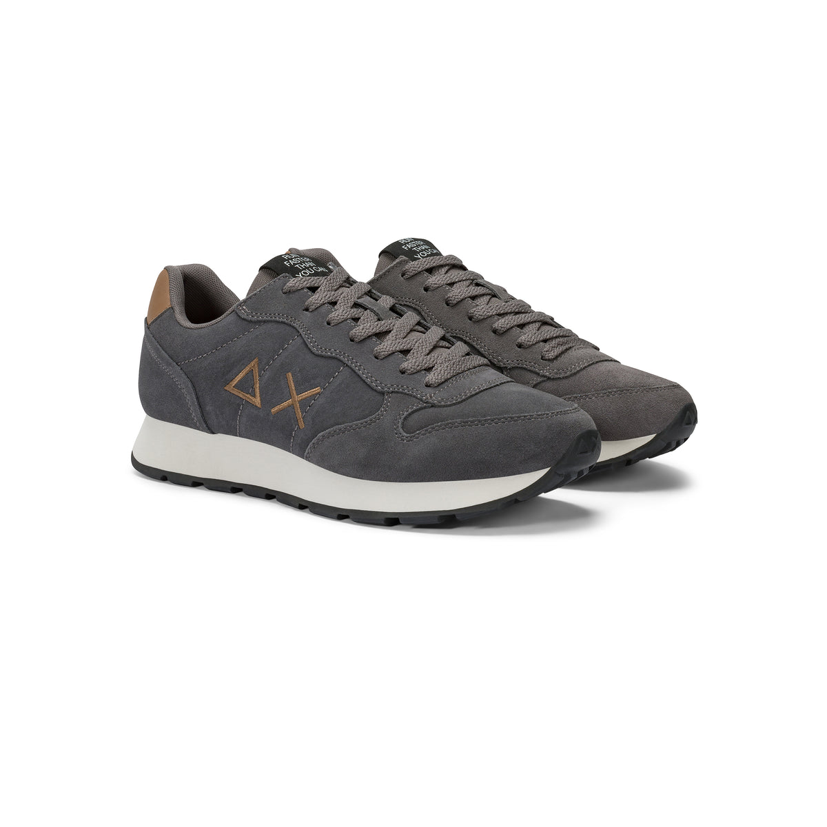 Sneaker Tom Suede Grigio Scuro