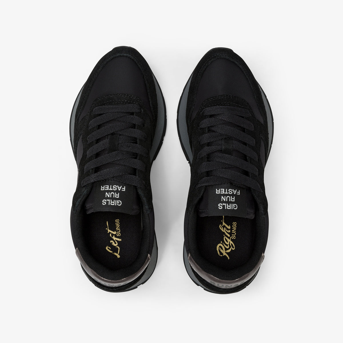 Sneaker Ally Gold Silver Nero Grigio Medio