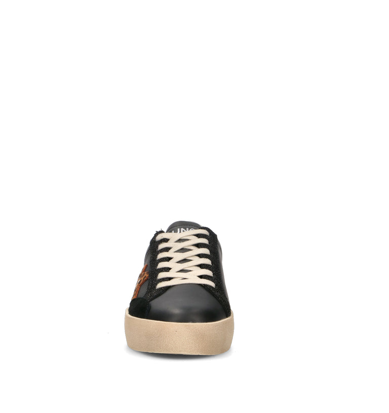 Sneaker Katy Leather Nero Oro
