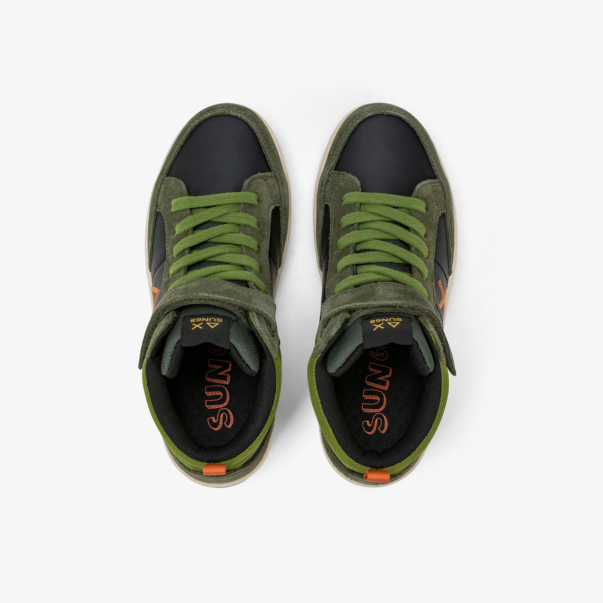 Sneaker Boy S Genius Mid Kid Militare Scuro