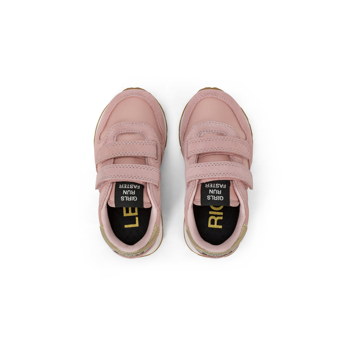 Sneaker Girl S Ally Gold Silver Baby Rosa