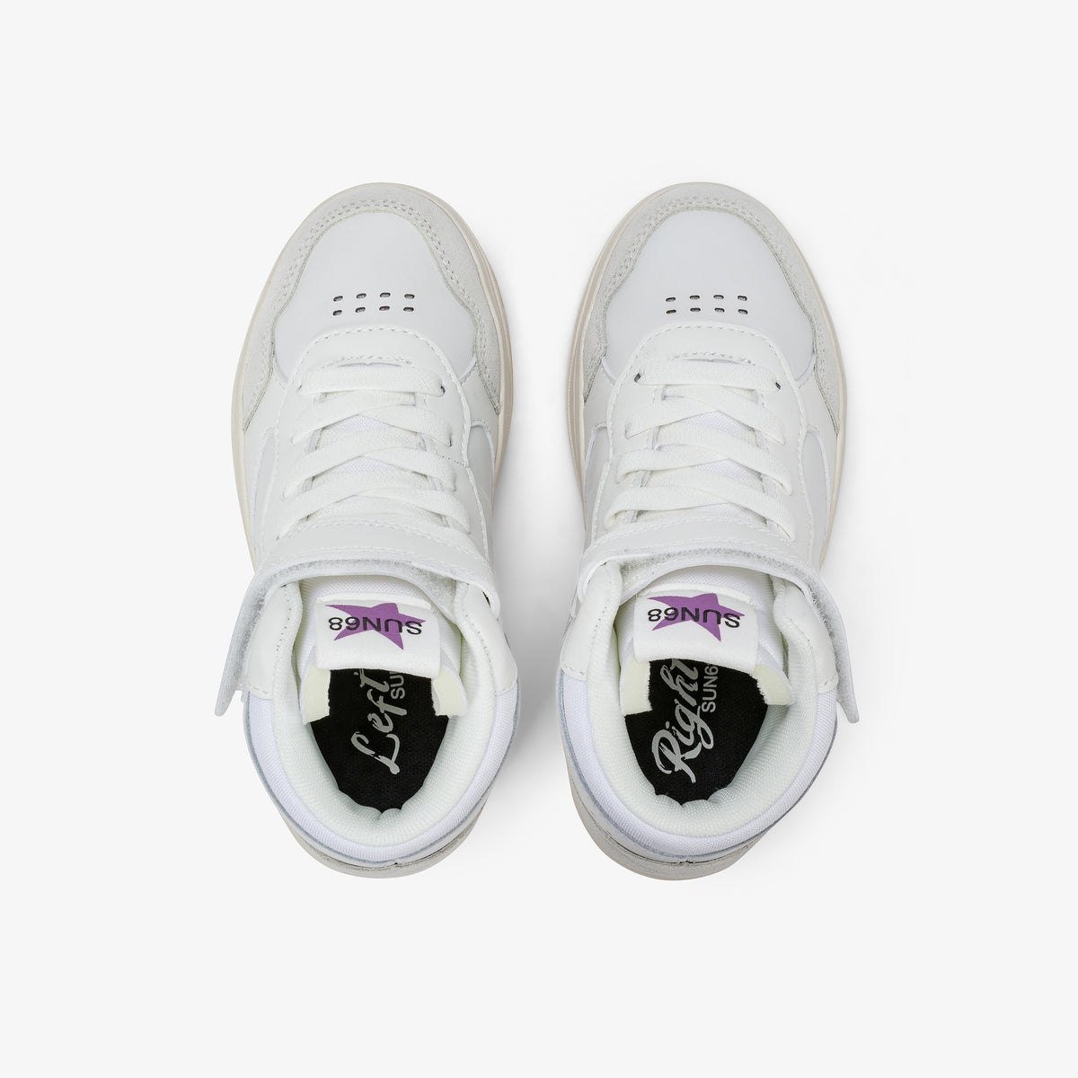 Sneaker Girl S Basket Love Lady Mid Kid Bianco