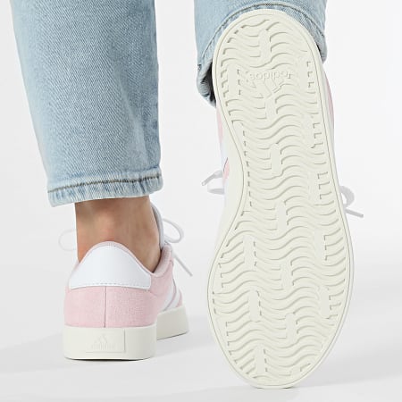 Sneakers Vl Courtsuede Leather Cl.Pink White Offwht