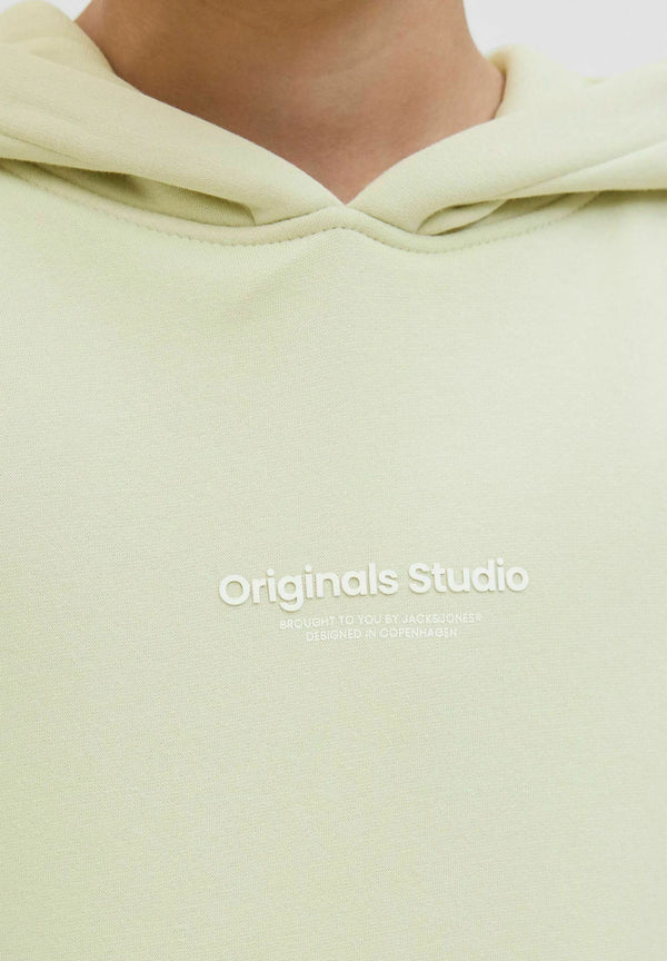 Felpa Con Cappuccio Verde