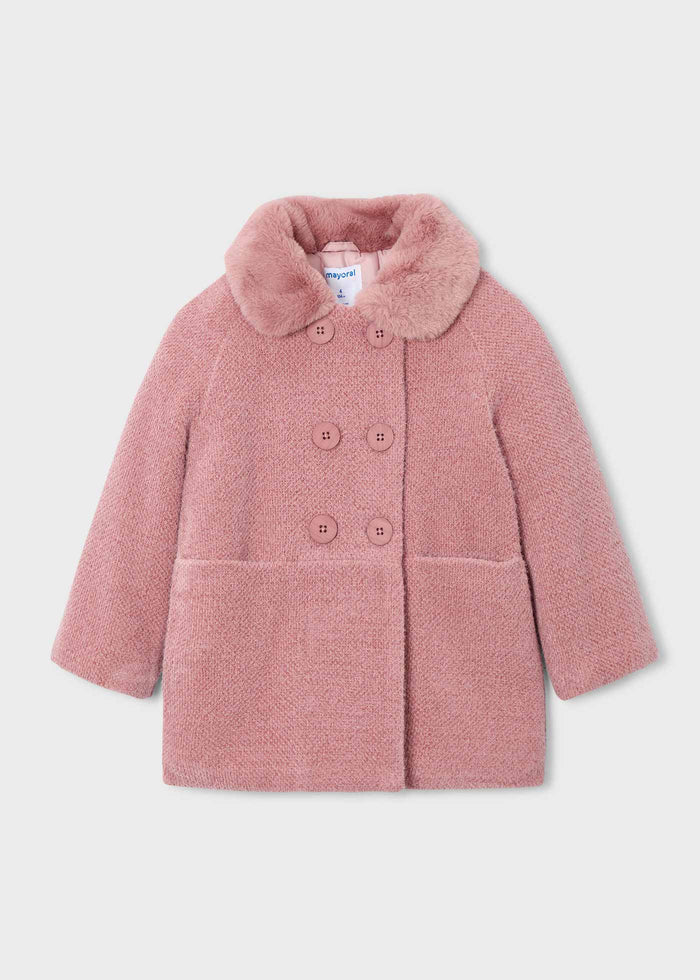 Cappotto Pelo Cipria