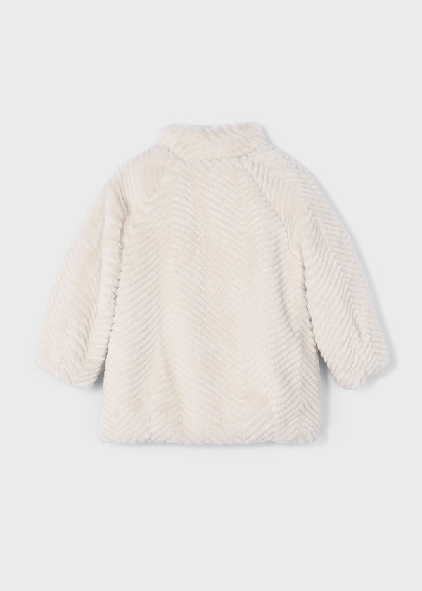 Cappotto Pelliccia Sabbia