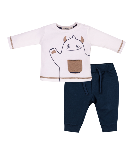 Completo Lungo Bianco con Disegno