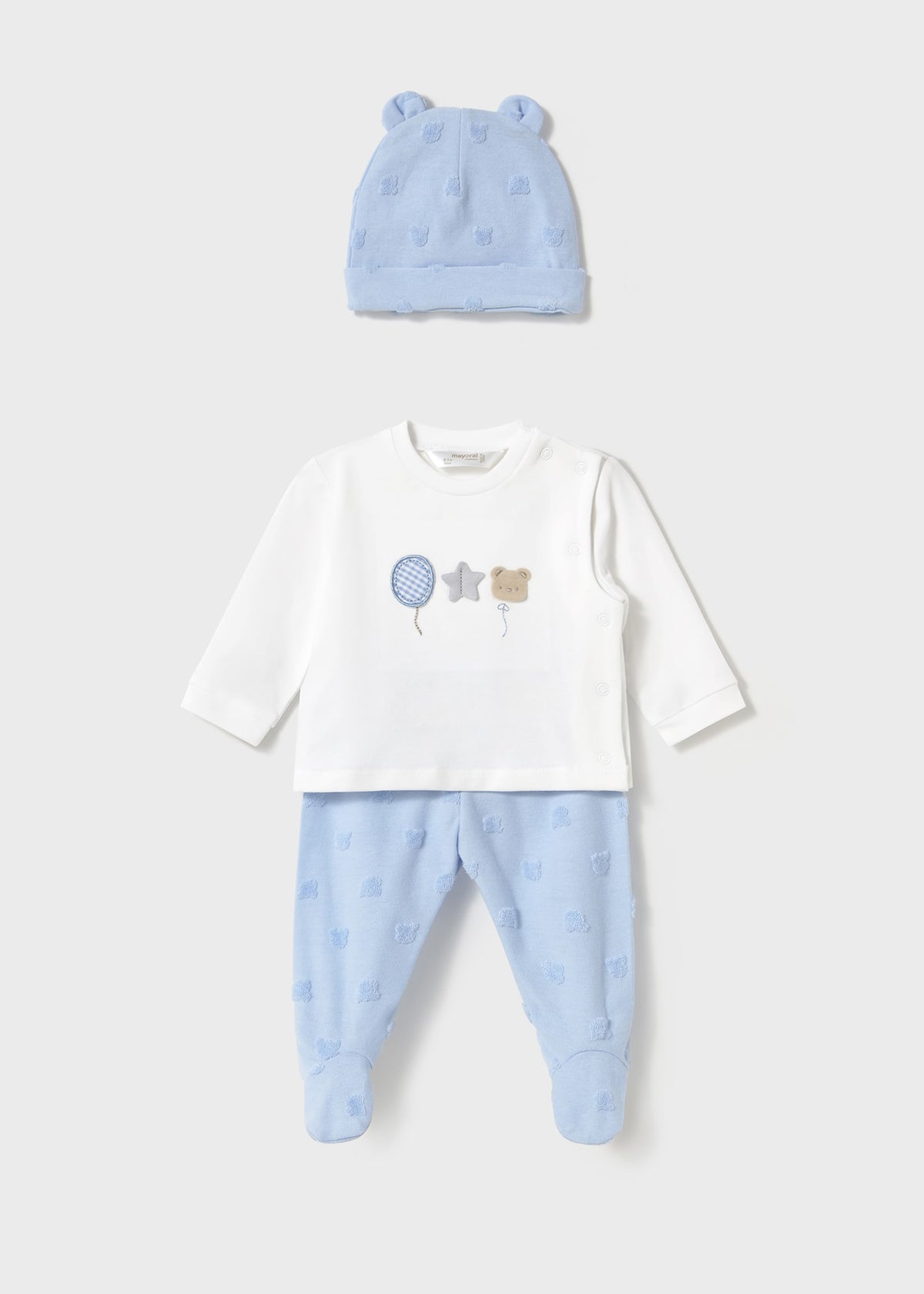 Completo Ghettina E Cappello Cielo