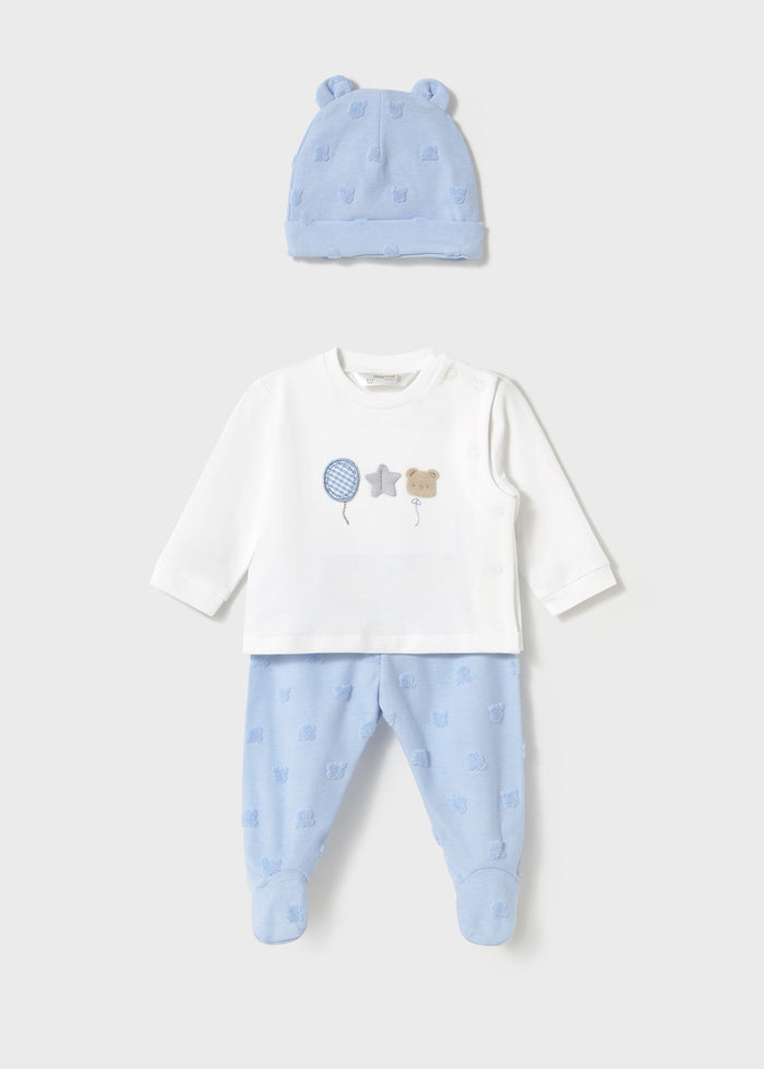 Completo Ghettina E Cappello Cielo