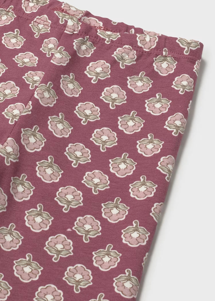 Completo Leggings Con Cerchietto Rosato