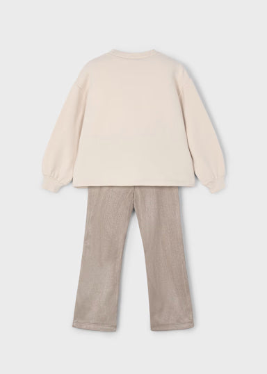 ComplPullover Leggings Sabbia