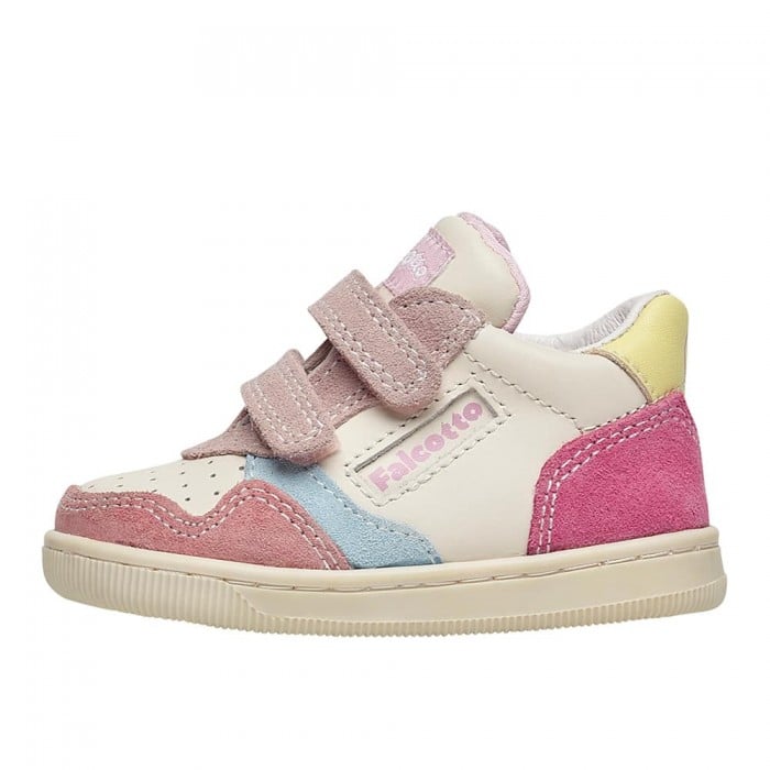 Sneakers Klip Suede Rosa con Strappi