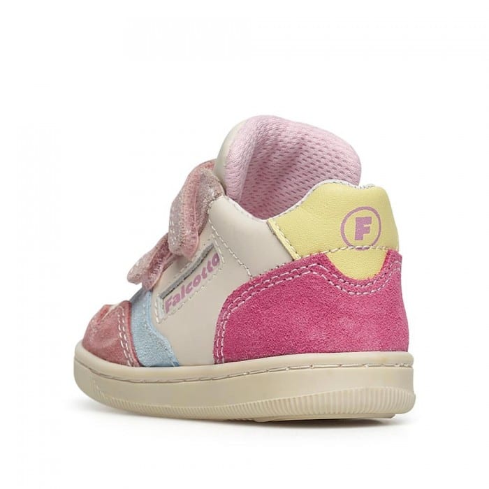 Sneakers Klip Suede Rosa con Strappi