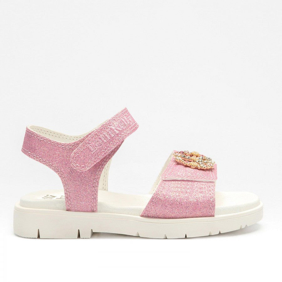 Sandalo Da Bambina Felicia Rosa Glitter