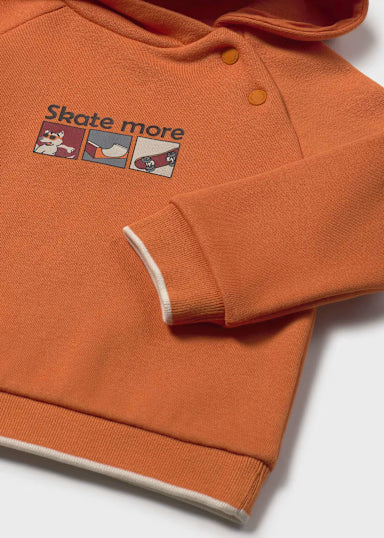 Pullover Con Cappuccio Zucca