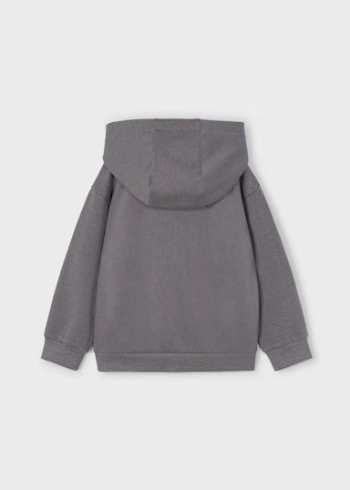 Felpa Print Relieve Grigio