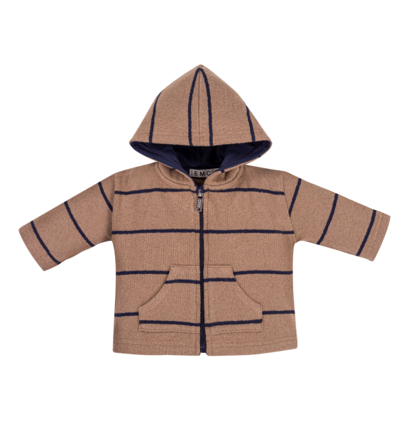 Felpa Con Cappuccio Legno