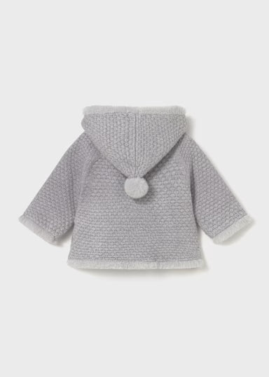 Cardigan Pompon Grigio