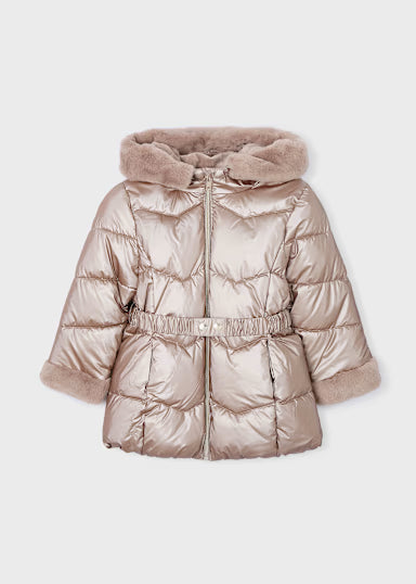 Giaccone Metallizato Cinta Topo