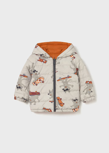 Giaccone Soft Reversibile Zucca