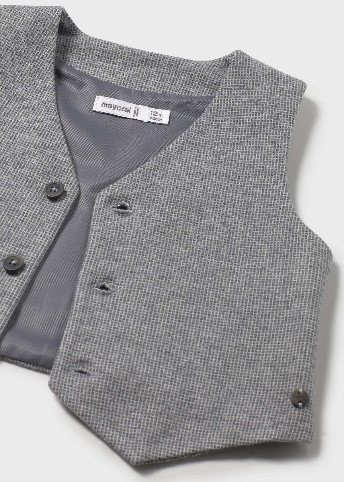 Gilet Elegante Comfort Nebbia