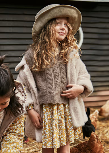 Gilet Tricot Pois Mez