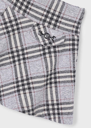 Gonna Jacquard Argento